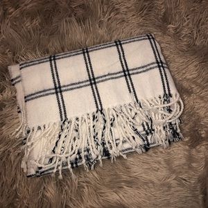 White & Blue Scarf